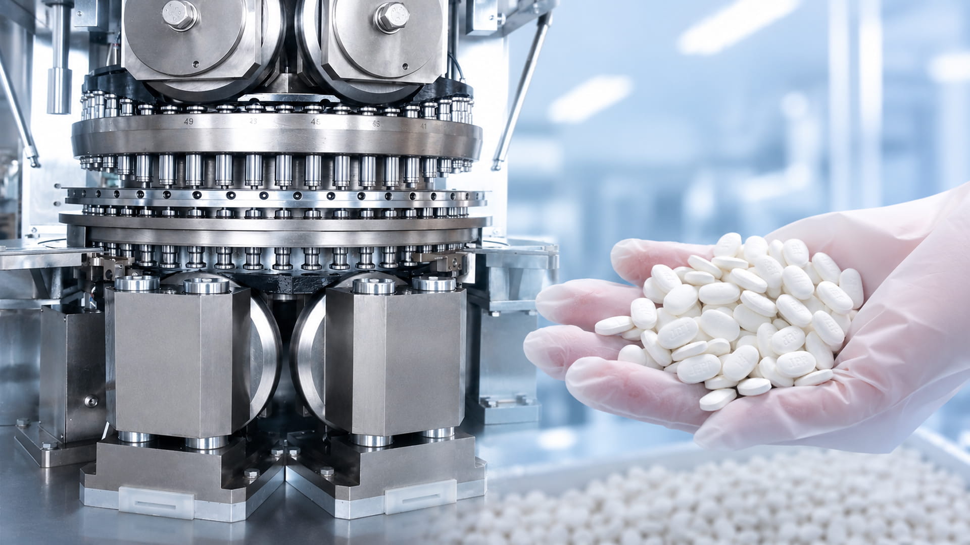 right pre-compression improves tablet quality