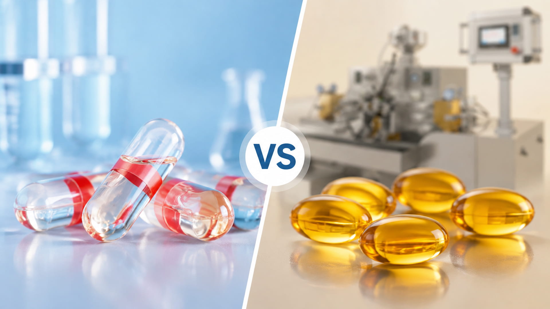 Liquid-Filled Capsules vs Softgels