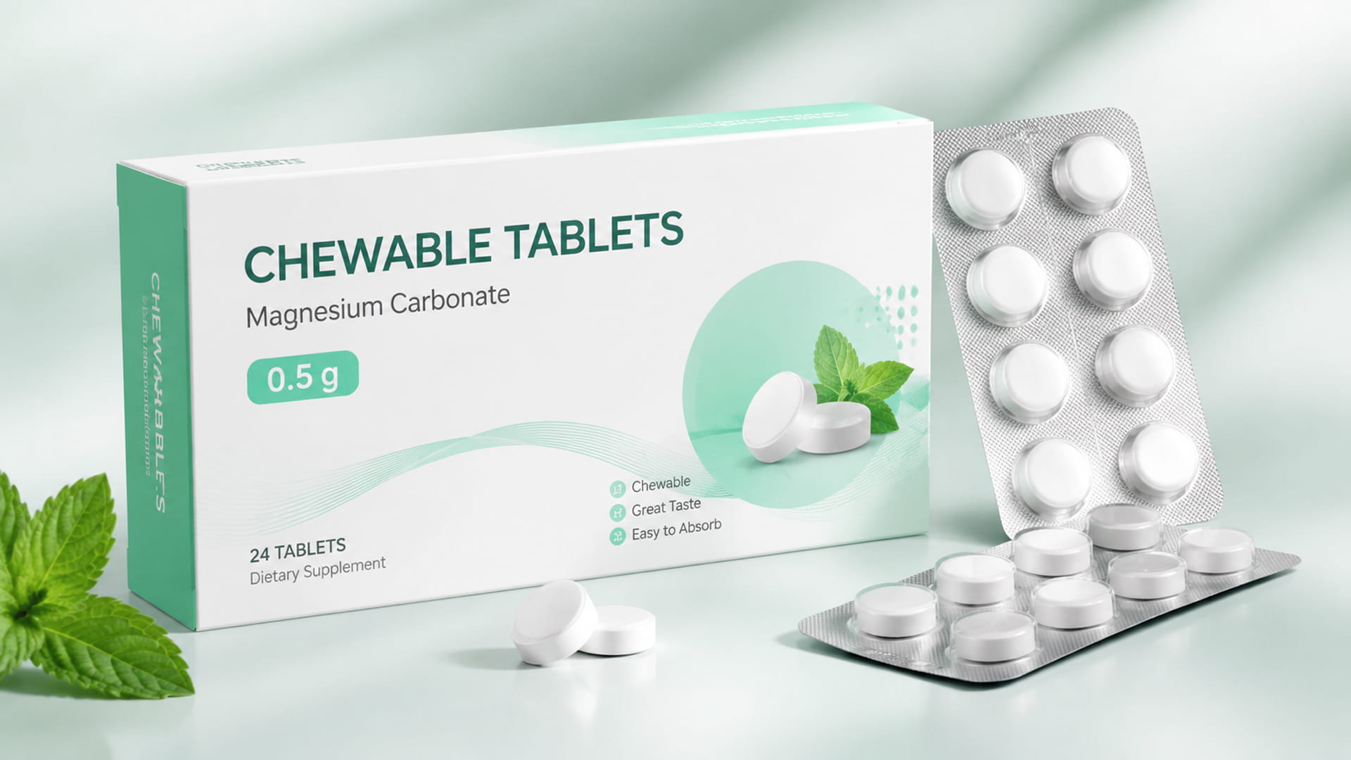 Magnesium Carbonate Chewable Tablets