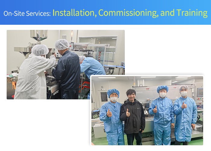 global service of blister packaging machine